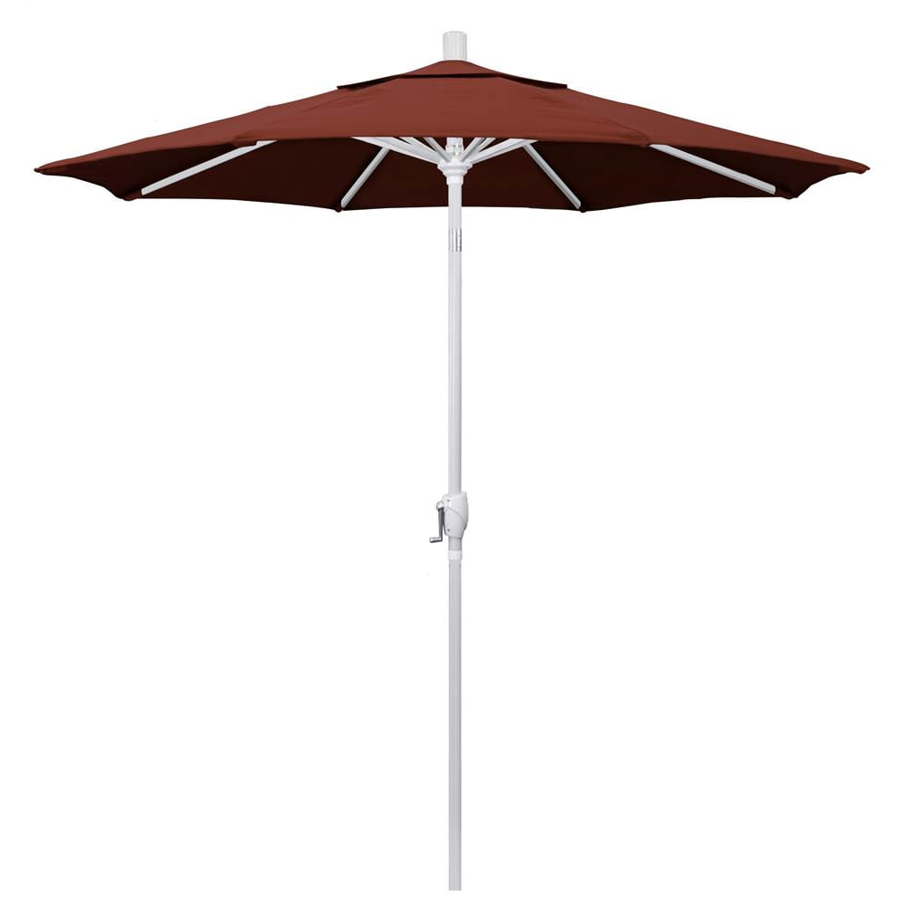 7.5 ft. Patio Umbrella in Terracotta Fabric