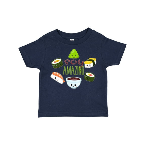 Inktastic Soy Amazing- Cute Sushi and Wasabi Boys or Girls Toddler T-Shirt