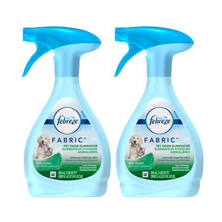 (2 pack) Febreze FABRIC Refresher, Pet Odor Eliminator, 2 Total, 27 (Best Pet Odor Eliminator Spray)
