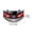 red, variant on BYJKING Solar Devil LED Car Ornament, 4.72 x 2.95 In Dynamic Dashboard Figure with Lighted Expression for Halloween Auto Decor and Gifts yellow
