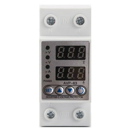 

Din Rail Adjustable over Voltage and Under Voltage Protective Device Protector Relay over Current Protection Limit 63A