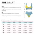 thumbnail image 6 of Honeii Cute Ducky Print Women’s Bikini Set,Two Piece Swimsuit Bathing Suits,Stylish High Elasticity Swimwear for Beach and Pool, 6 of 7