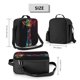 thumbnail image 2 of Balery Neon Psychedelic Giraffe Caja de Almuerzo y Bolsa de Almuerzo para Hombres y Mujeres, Bolsa de Almuerzo Reutilizable con Gran Capacidad, Bolsa de Almuerzo Aislada, 2 of 7