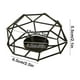 thumbnail image 3 of Adornos para San Valentín, regalos para San Valentín, soporte hexagonal de hierro y metal para velas, adorno atmosférico, pedestal para velas negras, contenedor para aromaterapia, candelabro de hierro, 3 of 6