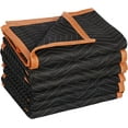 thumbnail image 3 of Killeryuki Moving Blankets 12 Pack, Heavy Duty Packing Blankets Black, 72''x40'' Furniture Moving Pads for Shipping Packing Storage, 3 of 10
