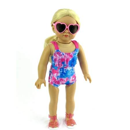 Bathing Suits For 18 Inch Dolls Tie-dye Bathing Suit for 18 Inch Doll | Fits 18
