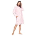 thumbnail image 4 of Casual Nights Women's Printed Zipper Front Micro Fleece Robe Duster, 4 of 5