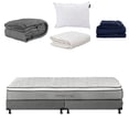 thumbnail image 1 of Colchón King Size Vail + Box + Almohada One + Protector Ultra + Sábanas Softy + Edredón Homy, 1 of 9