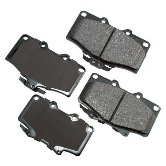 Akebono PRO-ACT Ultra-Premium Brake Pad Set, Ceramic Fits select: 1991-1997 TOYOTA LAND CRUISER, 1996-1997 LEXUS LX