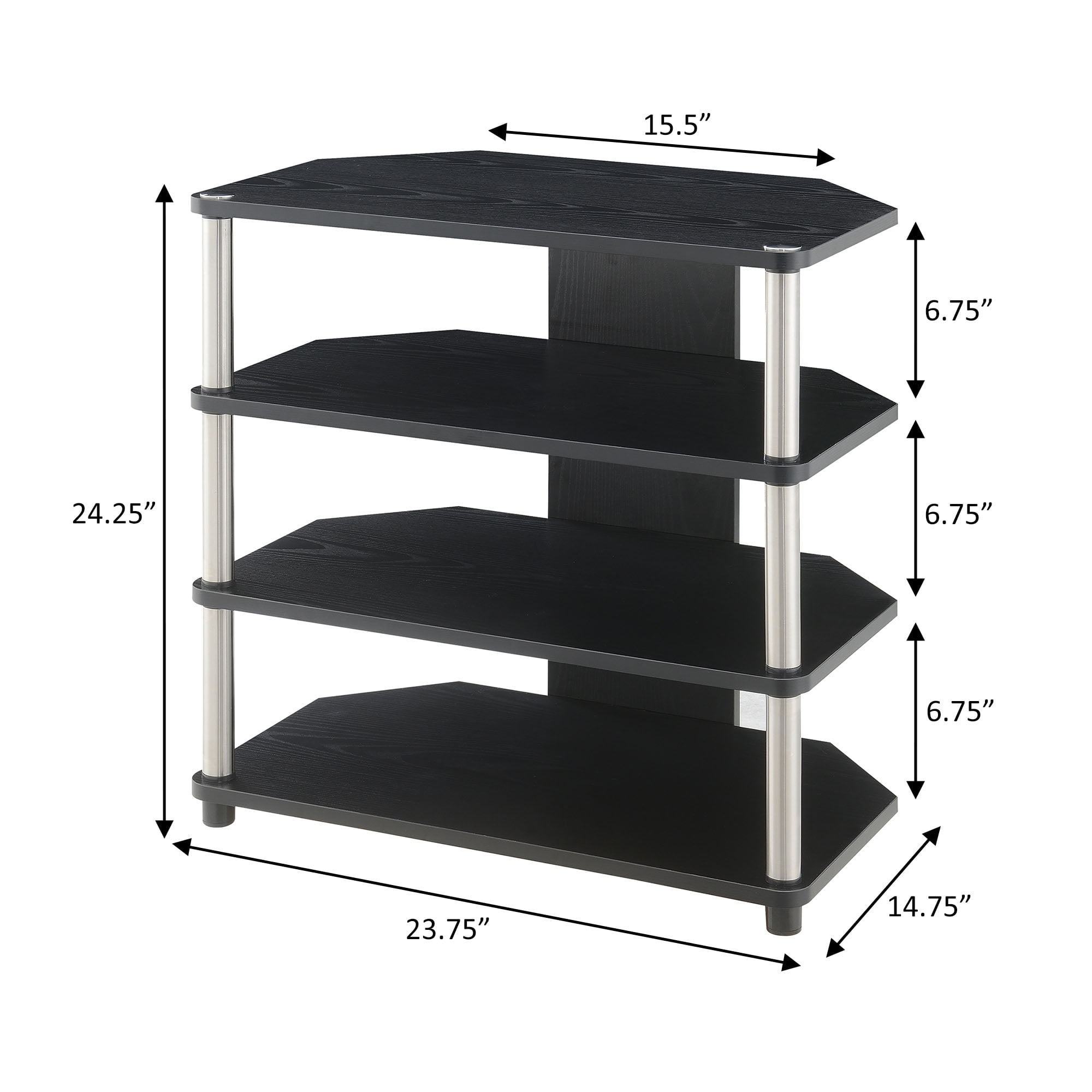 Convenience Concepts Designs2Go Corner TV Stand for TVs up to 29