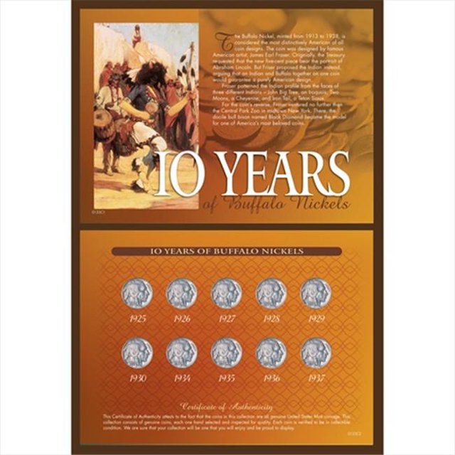 American Coin Treasures 133 10 Ans de Nickels de Buffle