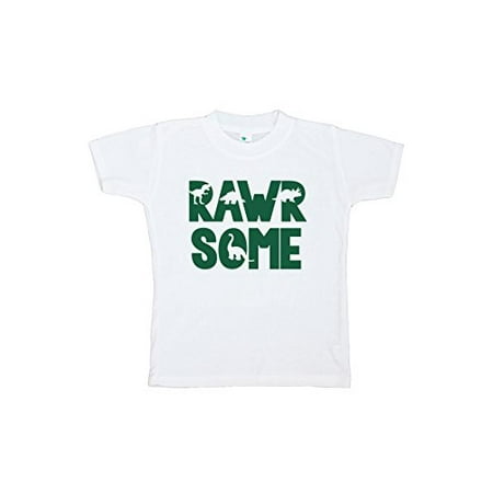 

7 ate 9 Apparel Kids Dinosaur Rawrsome T-Shirt Green