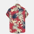 thumbnail image 4 of Awdenio Hawaiian Shirt for Men Flower/Pineapple/Bird Print Hawaiian Short Sleeve Shirt Casual Button Down Tropical Shirt, 4 of 4