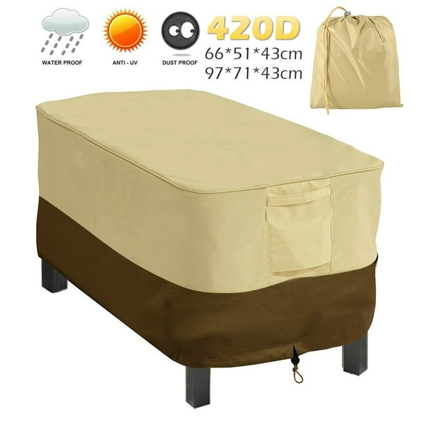 420D/210D Patio Table Cover Outdoor Heavy Duty Waterproof Cover Garden