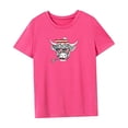 thumbnail image 4 of Camiseta Para Mujer Verano Casual Cuello Redondo Camiseta Para Ir De Compras Deportes Mochilero M, 4 of 7
