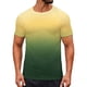 thumbnail image 1 of Tops para hombre, blusas y camisas de cuello redondo y manga corta para hombre, blusas y camisas casuales deportivas con estampado degradado divertido para hombre y mujer, blusas vintage de manga cort, 1 of 8
