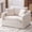 Beige, variant on Arouseden 43.9" Oversized Reading Chair,Beige Big Comfy Chair,Upholstered Oversized Armchair,Chenille Lounge Chair,Oversized Accent Chair for Living Room