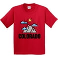 thumbnail image 3 of Inktastic Colorado Mountains and Clouds Youth T-Shirt, 3 of 5