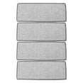 thumbnail image 1 of GOOHOCHY 4 almohadillas de microfibra de repuesto para mopa húmeda y seca, recambios de limpieza comercial reutilizables para cualquier sistema de mopa plana de microfibra., 1 of 8