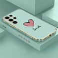 thumbnail image 3 of S24 Case For Samsung Galaxy S23 Ultra S22 S21 Plus S20 fe S10 a15 a25 Soft Luxury Plating Silicone Shockproof Cover Coque, 3 of 5