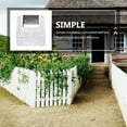 thumbnail image 2 of 10pcs Metal Railing Base Covers Square Iron Post Base Cover Deck Railing Base Brackets Covers for Balcony Stair Railing Support, 2 of 9