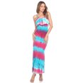 thumbnail image 2 of White Mark Robe Maxi Superposée Teinture sur Nœuds Kalea pour Femme, 2 of 5