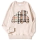 thumbnail image 2 of Sudaderas informales con estampado de oso de peluche para mujer, jersey suave de lana cómodo, Tops holgados con cuello redondo a la moda para mujer, ropa, 2 of 3