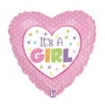 thumbnail image 3 of It's a Girl Monkey Polka Dots Diaper Baby Shower Balloons Decorations Pink Pacifier, 3 of 7
