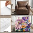 thumbnail image 6 of Bulopur Boho Floral 2Pcs Wingback Chair Slipcovers Premium Stretch Furniture Covers 2-Piece Cushion Covers Elastic Edge Durable Machine Washable for Living Room Bedroom Office Decor, 6 of 8