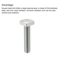 thumbnail image 4 of Square Head Bolt, 5 Pack M8x35mm 304 Stainless Steel Grade C Square Screws, 4 of 5