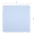 thumbnail image 6 of REGALWOVEN 6 Pack Cloth Napkins, Cotton Reusable with Tassel Table Dinner Napkins for Restaurant, Weddings, Events, and Parties Sky Blue 18x18inch, 6 of 6