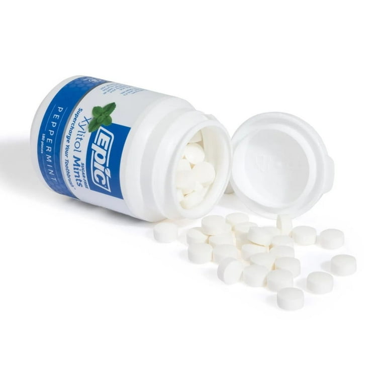 PostBrew Xylitol After Coffee Mints - 30-Count Sugar-Free Peppermint To Freshen Breath & Neutralize PH
