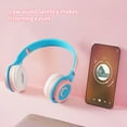 thumbnail image 6 of Todaioua Foldable Wireless Bluetooth Headset with Active Noise Cancelling, Comfortable Design, Long Battery Life for Music, Calls, and Learning Activities Pink, 6 of 8