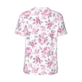 thumbnail image 3 of Rocae Rose Flowers for Breathable Men's Baseball T-Shirt Fashionable Casual Baseball Jersey, Moisture-wicking Sportswear X-Large, 3 of 9
