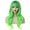 Green Ombre, variant on RightOn Blonde Wig Long Wavy Wig with Bangs Women Synthetic Wig Long Wig Light Blonde Wigs for Cosplay Costume Party with Hairnet