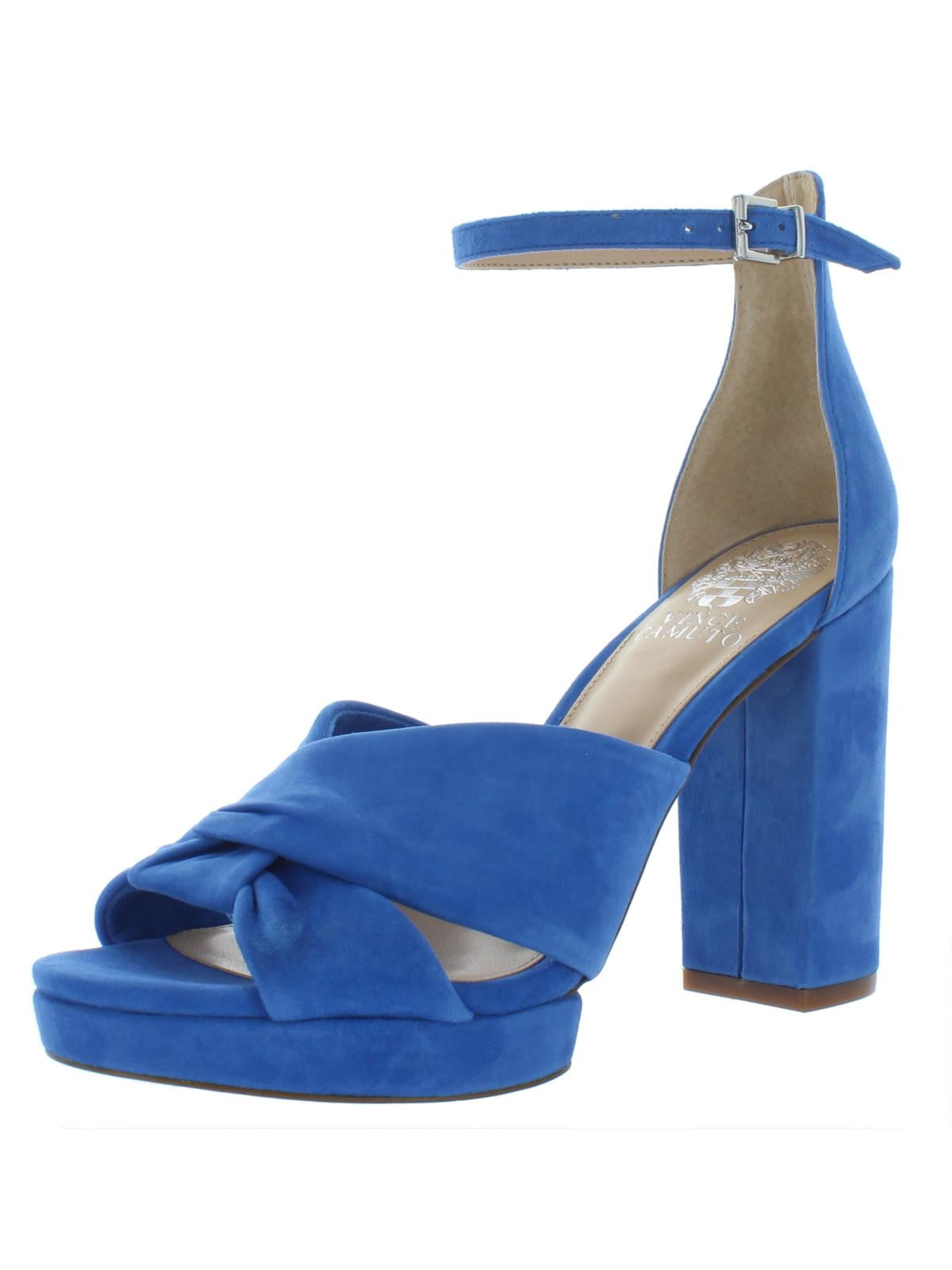 vince camuto blue heels