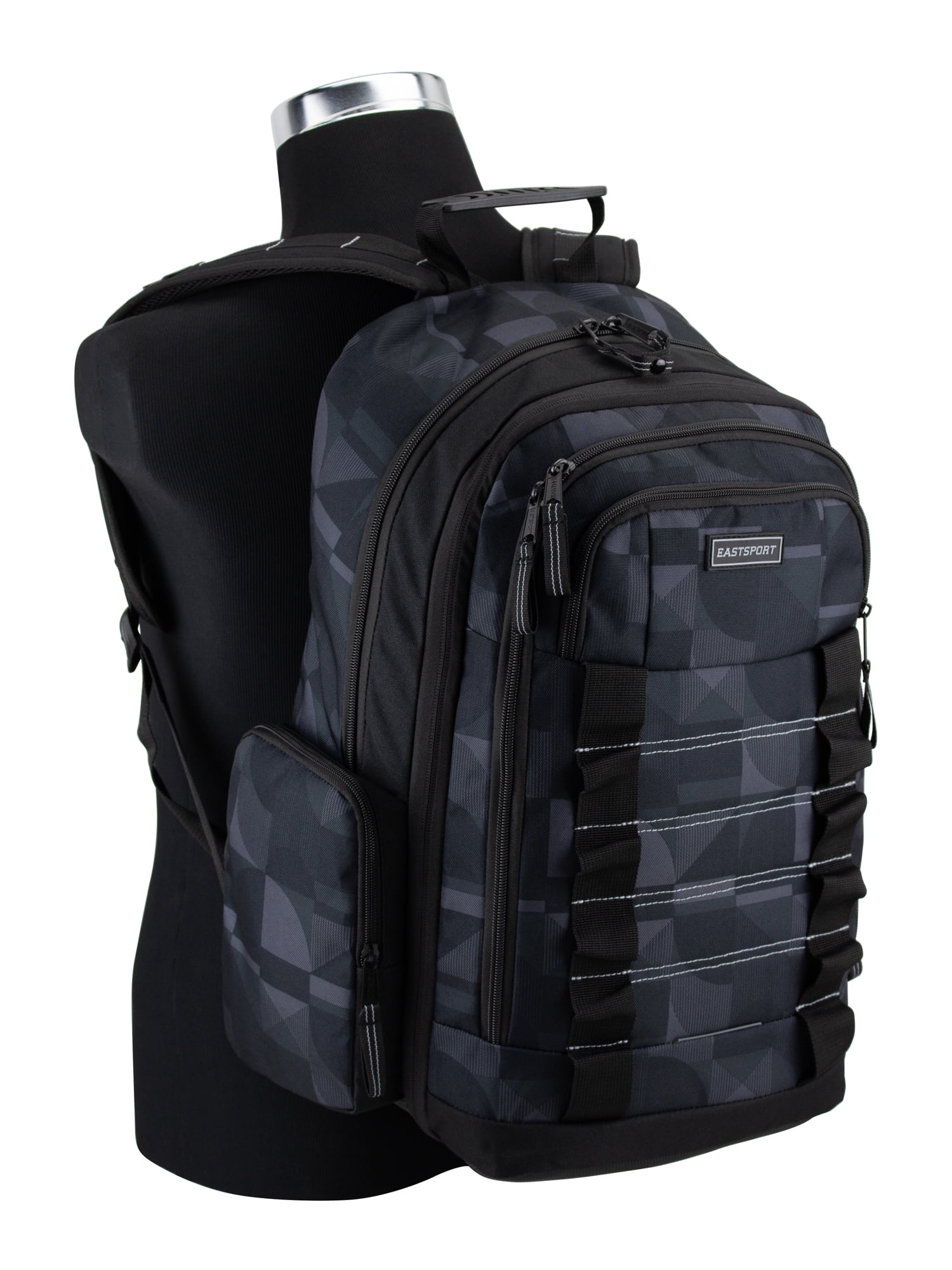 Eastsport Unisex Expandable Team Recycled Backpack, Studio Geo