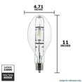 thumbnail image 2 of SUNLITE MP400/U/PS 400w Protected Pulse Start Metal Halide ED37 Mogul Lamp, 2 of 3