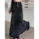 thumbnail image 5 of Faldas para mujer, tallas S-5XL, estilo vintage lavado hasta los tobillos, de mezclilla, combinables, elegantes, de calle, de verano, populares, estilo americano Y2K, Hotsweet, para uso diario., 5 of 6