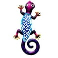 thumbnail image 1 of JINSIJU Gecko Shaped Wall Decoration Wrought Iron Hollowed Hanging Craft, 1 of 7