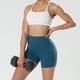 thumbnail image 2 of Gibobby Pantalones De Casuales Para Mujer Leggings elásticos de cintura alta para levantamiento de cadera para mujer, pantalones cortos de puntos para deportes, Yoga y Fitness(Azul marino, M), 2 of 5