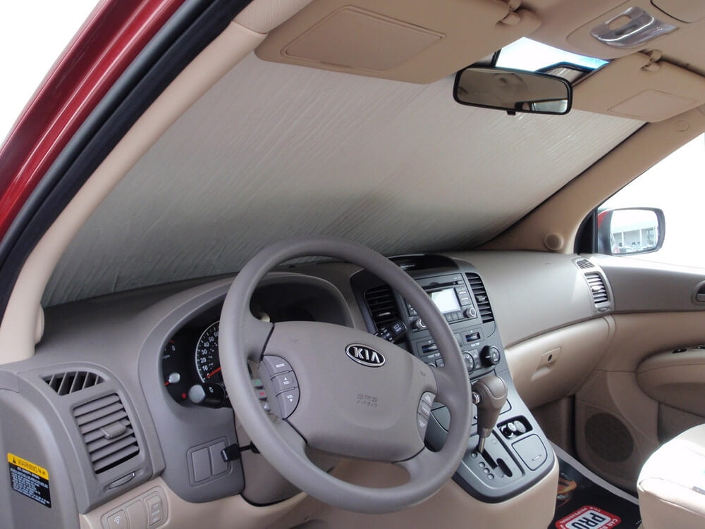 HeatShield, The Original Windshield Sun Shade, CustomFit for Kia Sedona Minivan 2006, 2007