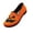 Saffron, variant on Womens Halloween Orthopedic Loafers, Arch Support Slip On Flat Shoes, Pumpkin Ghost Printed Casual Walking Flats for Women Purple