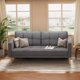 thumbnail image 4 of 67" Sofa Couch,2 or 3 Seater Sofa with Comfort Back Pillows, Deep Seat and Solid Wood Legs,Loveseat Futon Couch for Living Rooms My Lux Decor Round, 4 of 8
