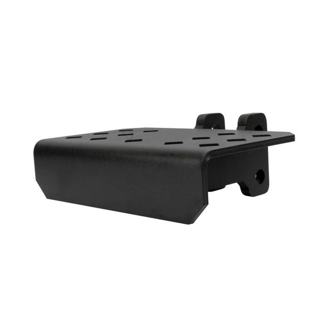 Bulletproof Hitches Truck Step STEP Hitch Mount; Use With Bulletproof Ball Adjustable Ball Mounts; Attaches With Two Included 5/8 Inch Pins and Clips; Powder Coated; Black; Steel