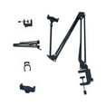 thumbnail image 1 of Supports de Téléphone pour Voiture, Support de Téléphone pour Voiture, Téléphone Paresseux Caché, Bureau à Tête Plate, Support de Streaming en Direct en Métal, Tablette de Chevet Rétractable, 1 of 1