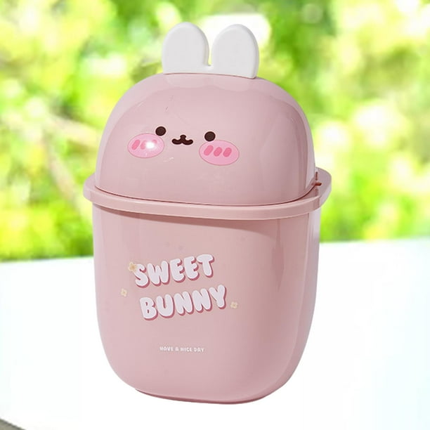 Lindo escritorio cesta bote de basura pequeno contenedor de almacenamiento escritorio Mini contenedor de basura Mini bote de basura con tapa abatible Rosa mayimx Papelera de escritorio Bodega Aurrera ...
