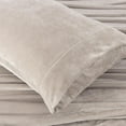 thumbnail image 4 of Chezmoi Collection Extra Soft Fleece Sheet Set King, 4-Piece Microplush Non-Pilling Velvety Bed Sheet, Deep Pocket - Lightweight All Season Warmth, King, Taupe, 4 of 9