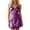 Purple, variant on SELONE Satin Lace Nightgowns for Women V Neck Sleep Dress Lace Solid Chemise Sleeveless Mini Dress Comfy Homewear