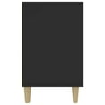 thumbnail image 2 of vidaXL Sideboard Black 100x36x60 cm Engineered Wood, 2 of 5